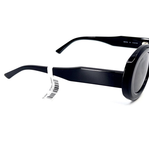 Balenciaga Black Oval Sunglasses - Picture 5 of 10